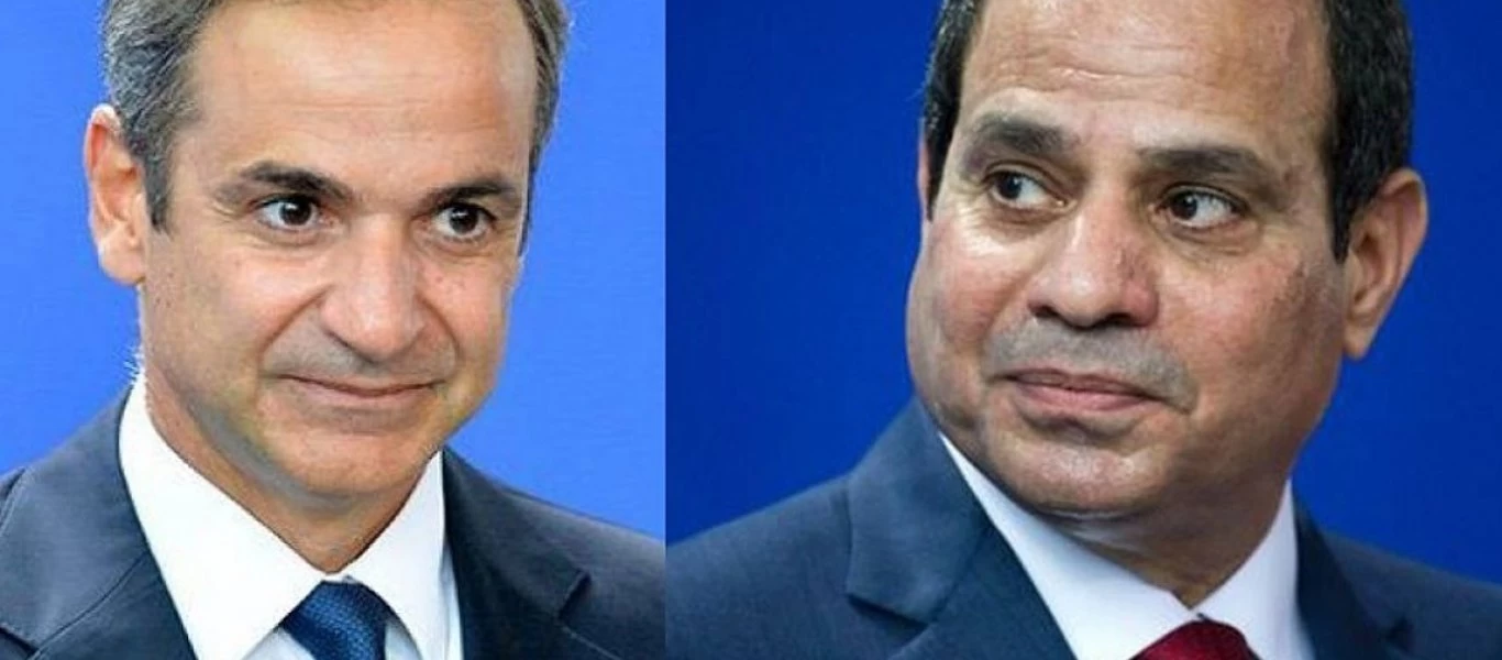 Τηλεφωνική επικοινωνία Μητσοτάκη με Αλ Σίσι για ανατ. Μεσόγειο και ΑΟΖ